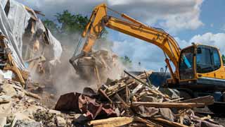 Abrissarbeiten Thüringen